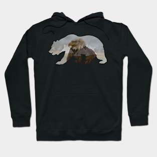 The Grizzly, Eagle and Lodges Hoodie